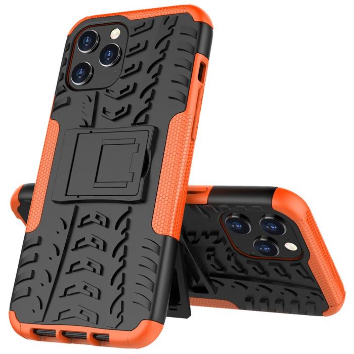 Bild 2, iPhone 12 Pro Max - Ultimata Stöttåliga Skalet med Stöd - Orange