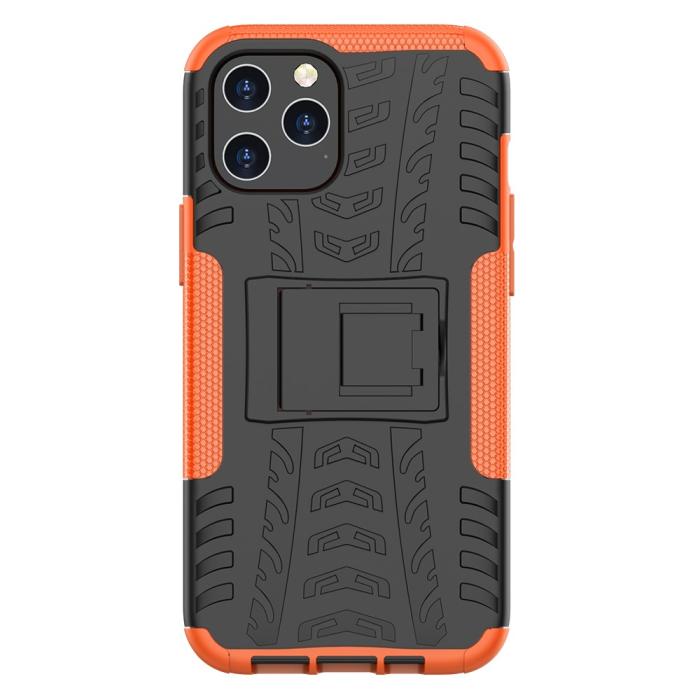 Bild 3, iPhone 12 Pro Max - Ultimata Stöttåliga Skalet med Stöd - Orange