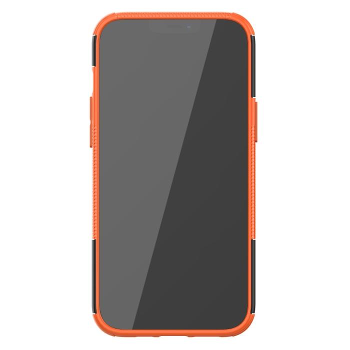 Bild 4, iPhone 12 Pro Max - Ultimata Stöttåliga Skalet med Stöd - Orange