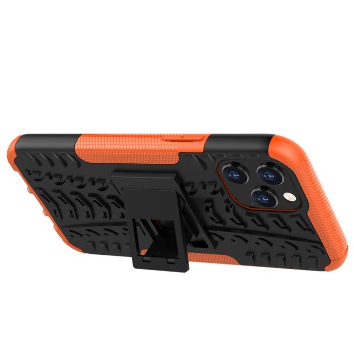 Bild 5, iPhone 12 Pro Max - Ultimata Stöttåliga Skalet med Stöd - Orange