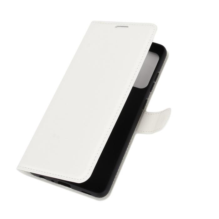 Bild 2, Samsung Galaxy A52 / A52s - Litchi Textur Fodral - Vit