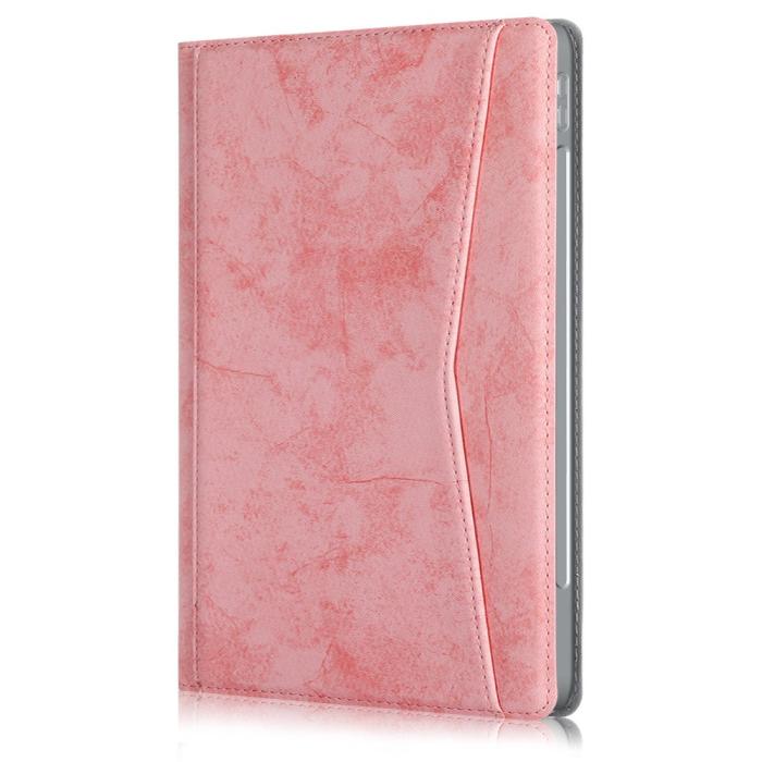 Bild 2, iPad Pro 12.9 (2018/2020/2021) - Fodral Med Frontficka Och Pennhållare - Rosa