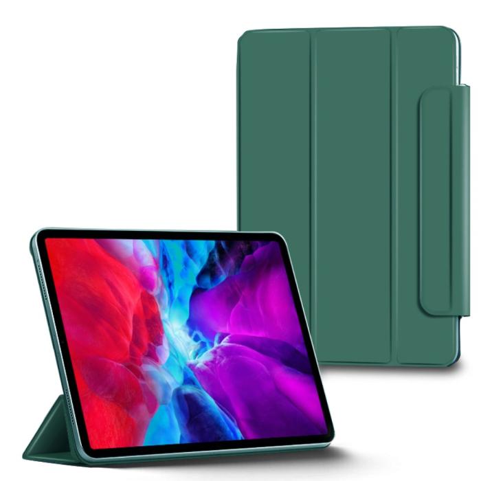 Bild 1, iPad Pro 12.9 (2018/2020/2021) - Solid Tri-Fold Fodral - Grön