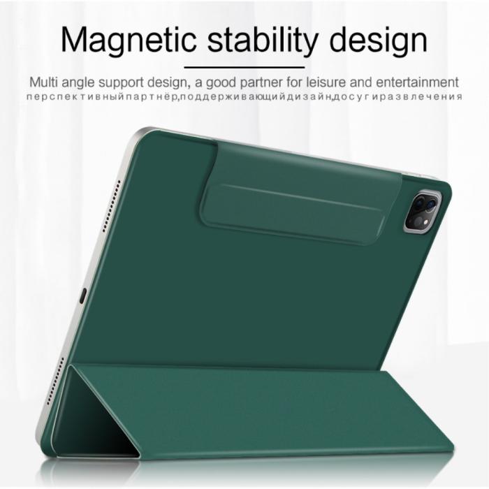 Bild 4, iPad Pro 12.9 (2018/2020/2021) - Solid Tri-Fold Fodral - Grön