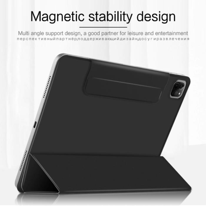 Bild 4, iPad Pro 12.9 (2018/2020/2021) - Solid Tri-Fold Fodral - Svart