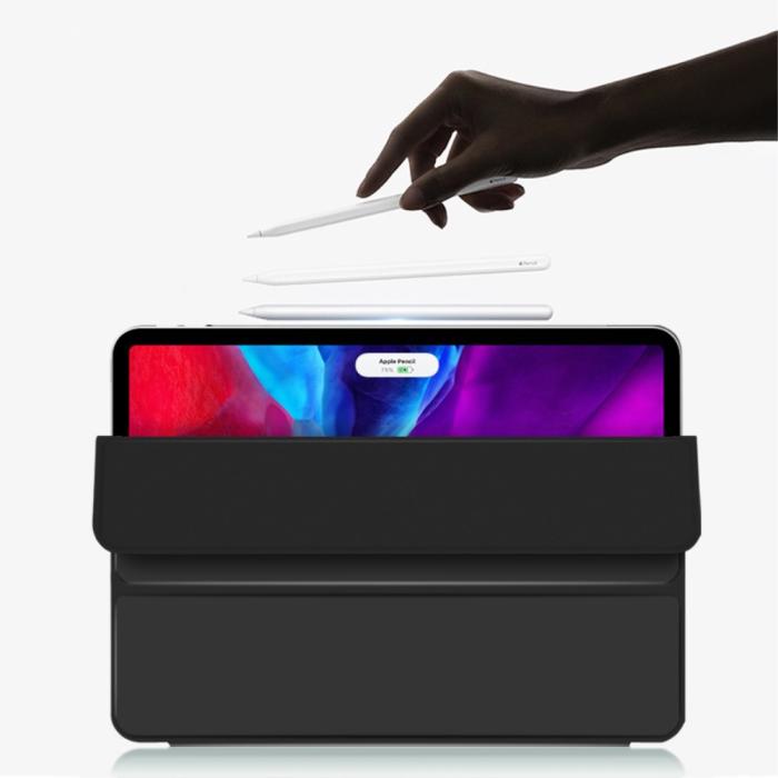 Bild 5, iPad Pro 12.9 (2018/2020/2021) - Solid Tri-Fold Fodral - Svart