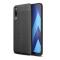 Samsung Galaxy A50 - Litchi läderskal - Svart