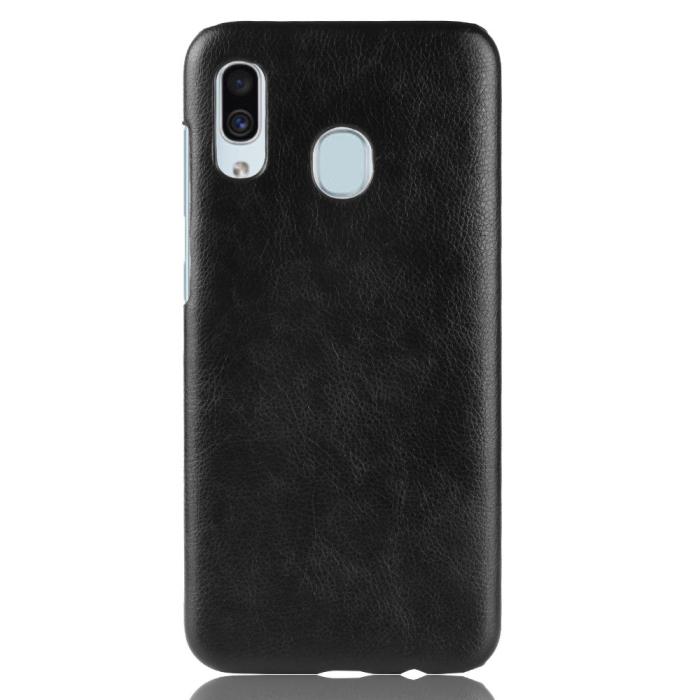 Bild 3, Samsung Galaxy A20e - Litchi skal - Svart
