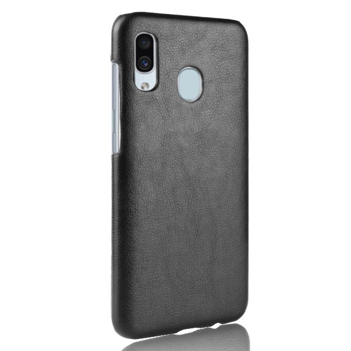 Bild 4, Samsung Galaxy A20e - Litchi skal - Svart