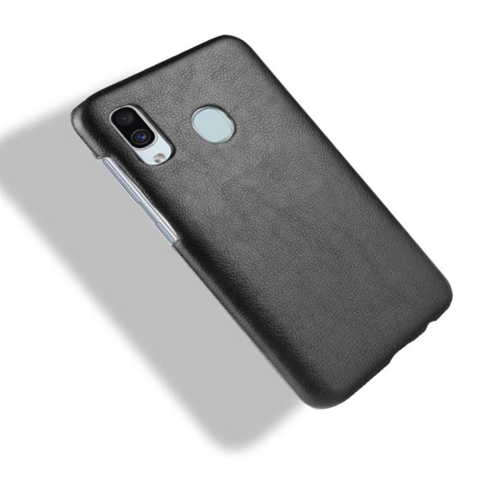 Bild 5, Samsung Galaxy A20e - Litchi skal - Svart