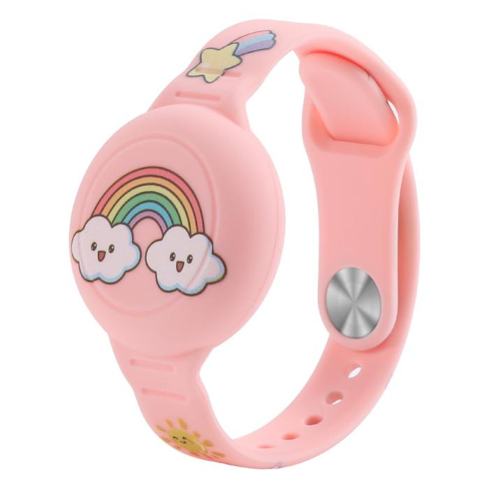 Bild 4, Tech-Protect 2-PACK Apple AirTag 2/1 Armband För Barn Färgglad