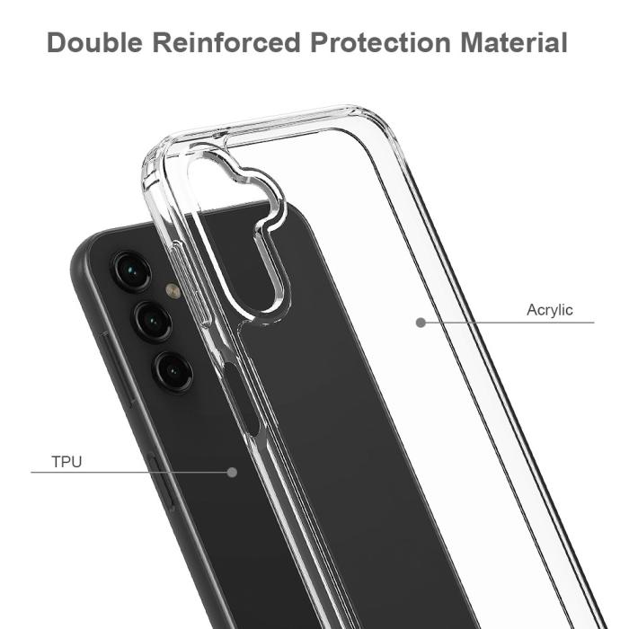 Bild 4, Samsung Galaxy A14 4G/5G Skal Akryl/TPU Transparent