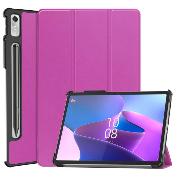 Bild 1, Lenovo Tab P11 Pro Gen 2 Fodral Tri-Fold Läder Lila
