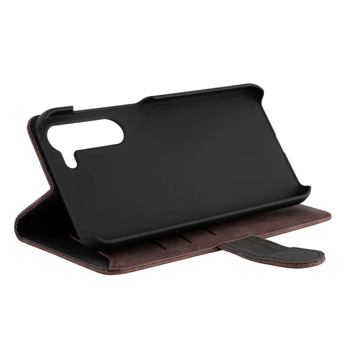 Bild 5, GEAR Samsung Galaxy S23 Plus Fodral Läder Brun