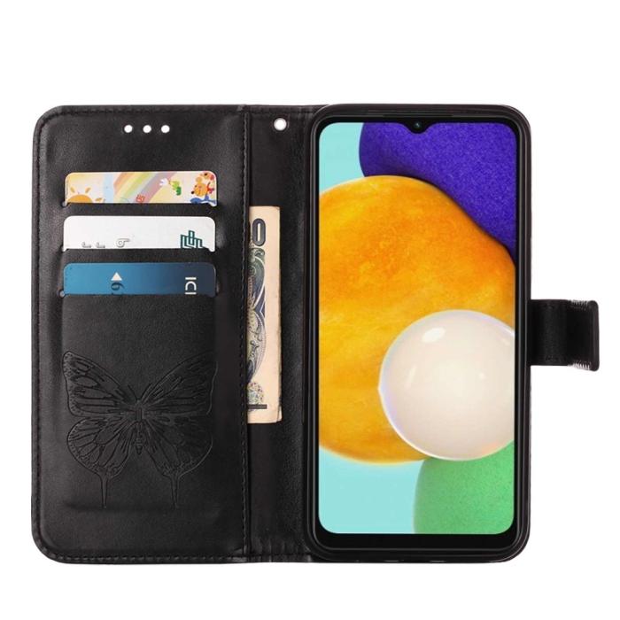 Bild 2, Samsung Galaxy A54 5G Fodral Med Fjäril Tryck Svart