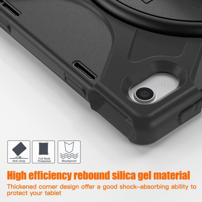 Bild 3, iPad 11 2025 / 10.9 2022 Skal X-Shape Hybrid Kickstand Svart