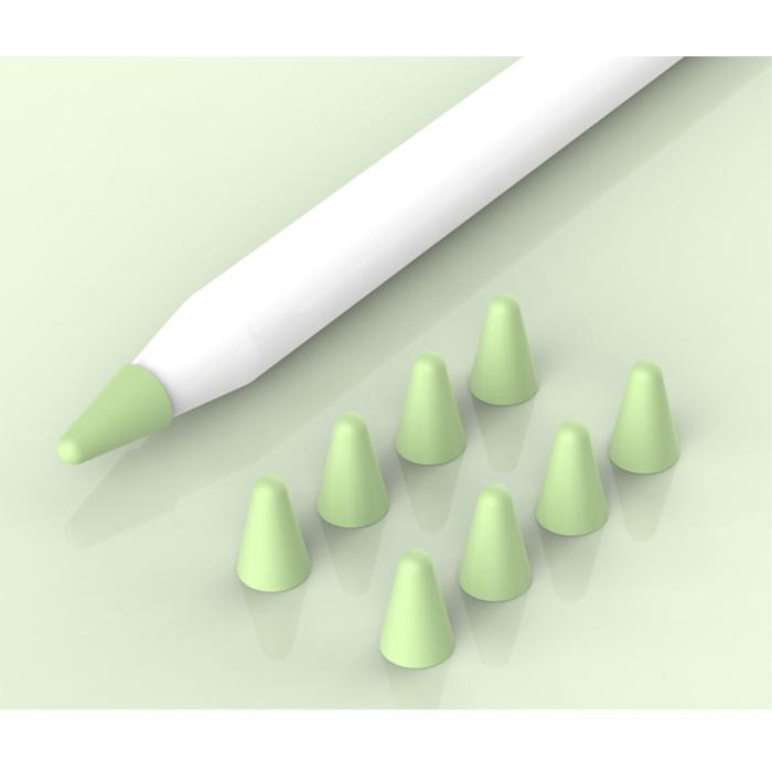 Bild 2, 8-PACK Apple Pencil 1/2/Pro Spetsskydd / Tip Cover Grön