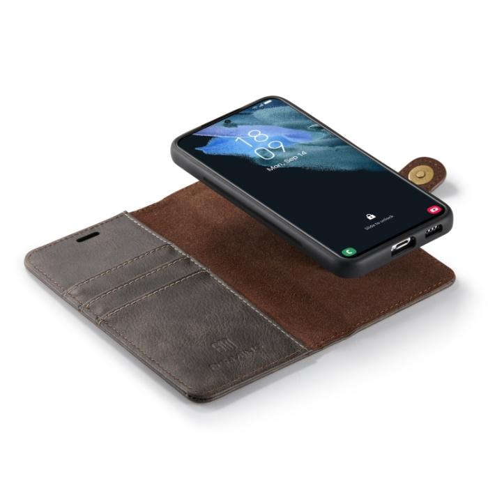 Bild 6, DG.MING Samsung Galaxy S22 Fodral 2in1 Magnet Fodral / Skal Grå