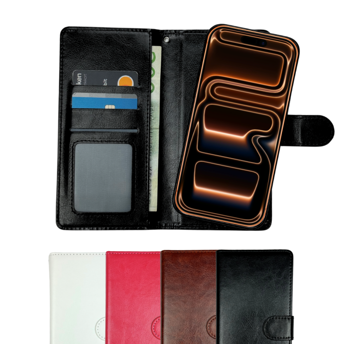 Bild 2, iPhone 17 Fodral / Magnet Skal 2in1 - Välj Färg!