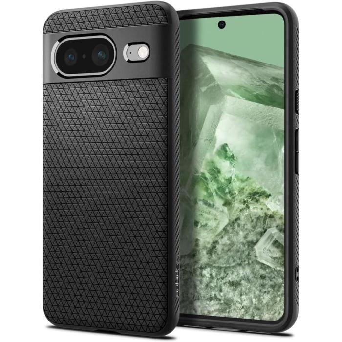 Bild 1, Spigen Google Pixel 8 Skal Liquid Air Matt Svart