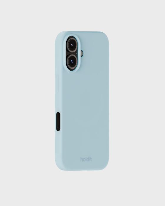 Bild 2, holdit iPhone 16 Mobilskal Silikon Mineral Blue