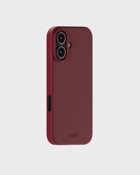Bild 2, holdit iPhone 16 Mobilskal Silikon Red Velvet