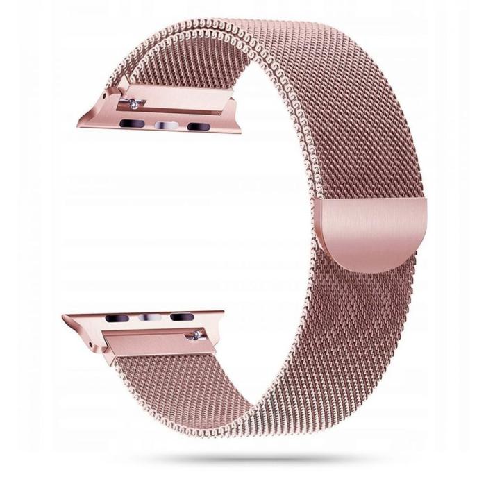 Bild 1, Tech-Protect Milanese Loop Metall Armband Apple Watch 38/40/41 mm Roséguld