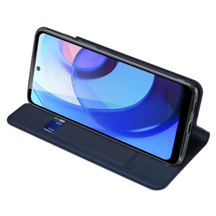 Bild 4, DUX DUCIS Motorola Moto E20 / E40 Fodral Skin Pro Blå
