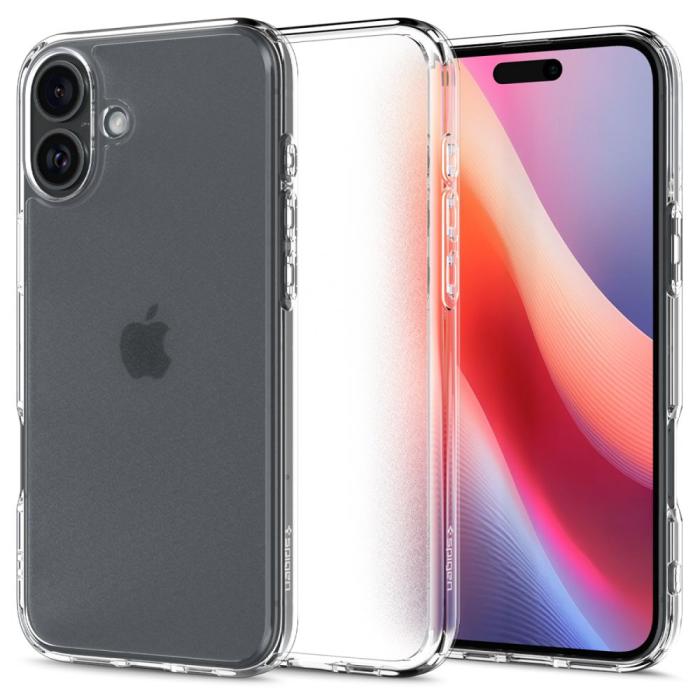 Bild 1, Spigen iPhone 16 Skal Ultra Hybrid Frostad Transparent