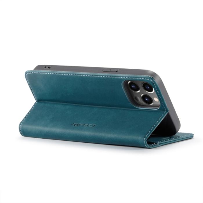 Bild 5, CASEME iPhone 14 Pro Fodral Retro Flip Blå