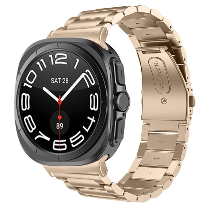 Bild 3, Galaxy Watch Ultra (2025) / 47 mm Armband Rostfritt Stål Guld