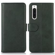 Sony Xperia 10 V Fodral Läder Grön