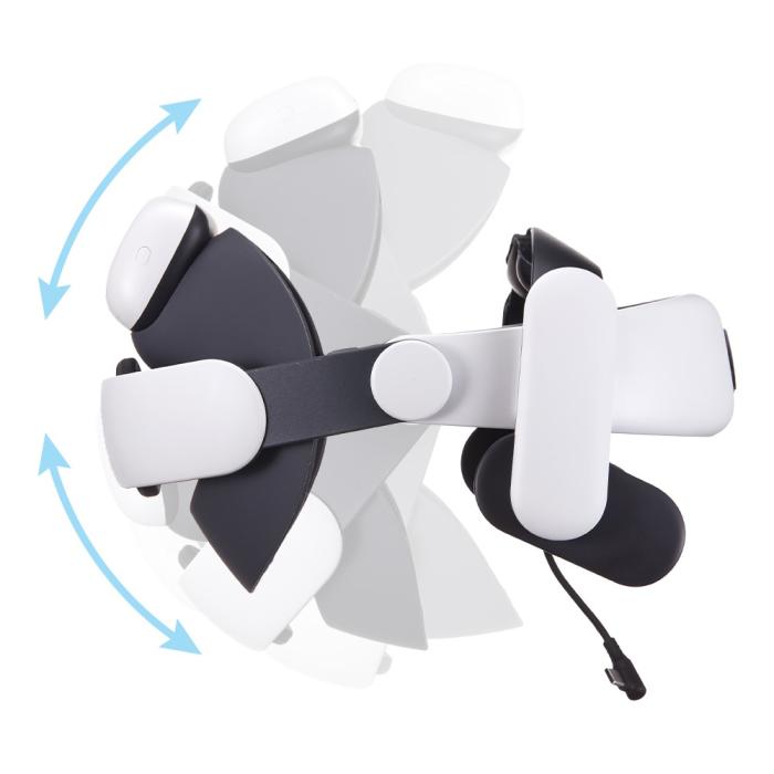 Bild 5, BOBOVR S3 Pro Meta Quest 3/3S Huvudband Inkl. 10000 mAh Batteripaket