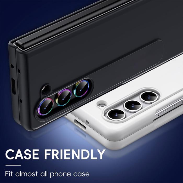 Bild 5, ENKAY Samsung Galaxy Z Fold 7 Linsskydd Silver