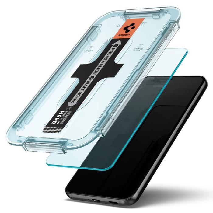 Bild 2, Spigen Samsung Galaxy S22 2-PACK 