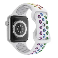 Sportarmband Dual-Color Apple Watch 42/41/40/38 mm (S/M) Pride