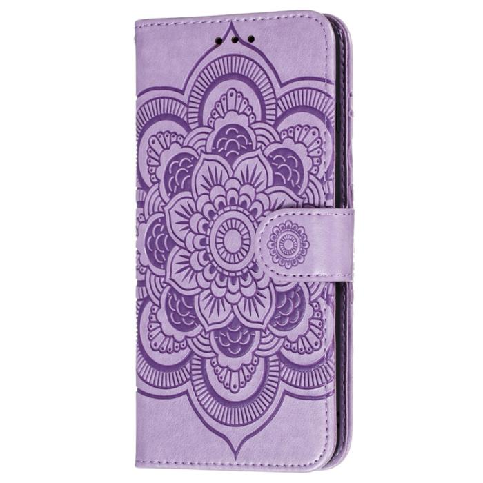 Bild 2, Samsung Galaxy S22 Plus Fodral Mandala Flower Lila