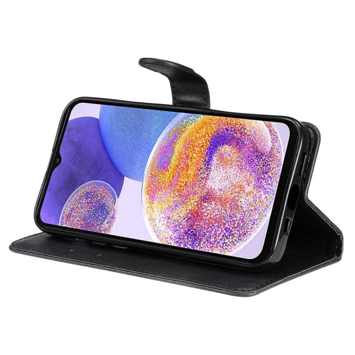 Bild 4, Samsung Galaxy A23 5G Fodral Läder Svart