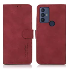 KHAZNEH TCL 305 (2022) Fodral Retro L&auml;der R&ouml;d