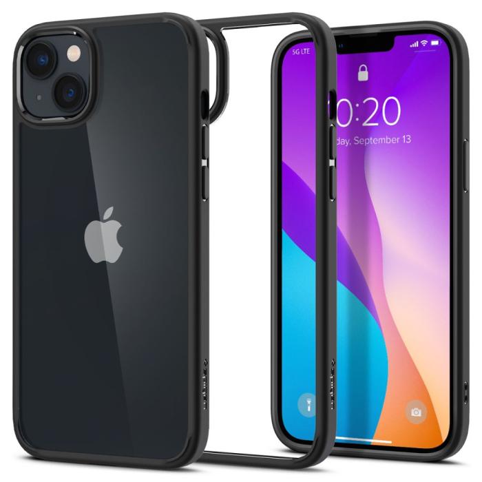 Bild 1, Spigen iPhone 15 Plus / 14 Plus Skal Ultra Hybrid Matt Svart