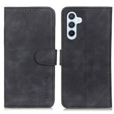 KHAZNEH Samsung Galaxy A05s 4G Fodral Retro Läder Svart