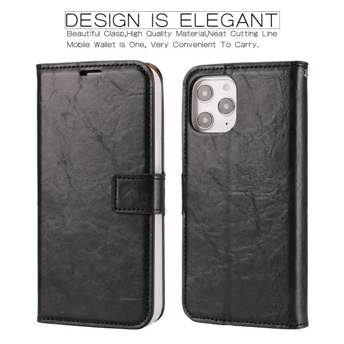 Bild 2, iPhone 12 Pro Max - Magnet 2in1 Skal/Fodral - Svart