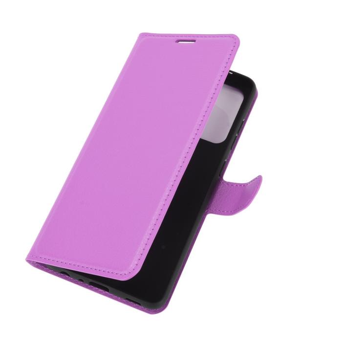 Bild 2, Samsung Galaxy A52 / A52s - Litchi Textur Fodral - Lila