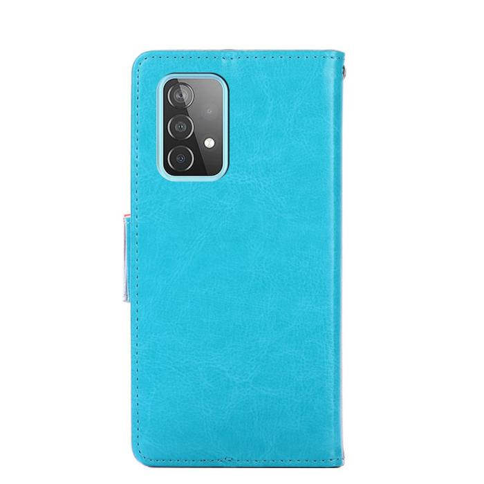 Bild 4, Samsung Galaxy A52 / A52s - Plånboksfodral - Ljus Blå