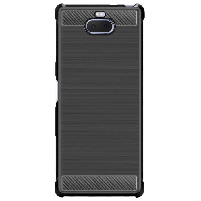 Bild 2, Sony Xperia 10 Plus - IMAK Vega Airbag TPU Skal - Svart