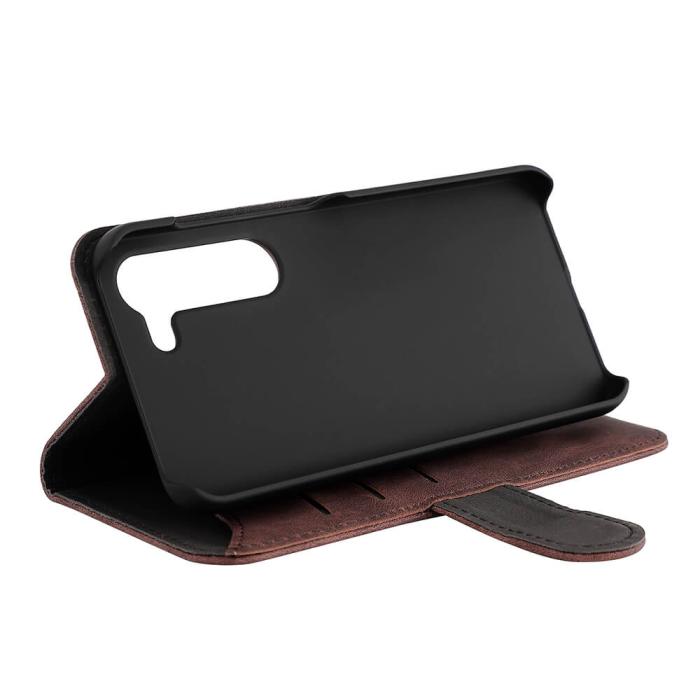 Bild 5, GEAR Samsung Galaxy S23 Fodral Läder Brun