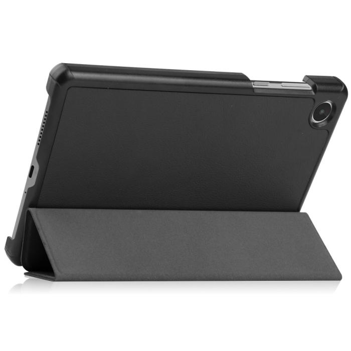 Bild 4, Lenovo Tab M8 (Gen 4) Fodral Tri-Fold Läder Svart