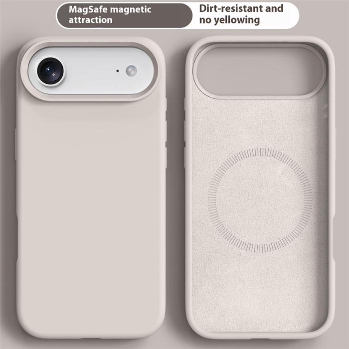 Bild 2, iPhone Air Skal MagSafe Liquid Silikon Beige