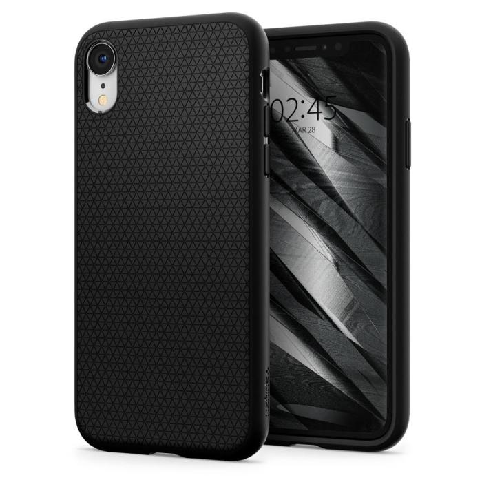 Bild 1, Spigen iPhone XR Skal Liquid Air Matt Svart