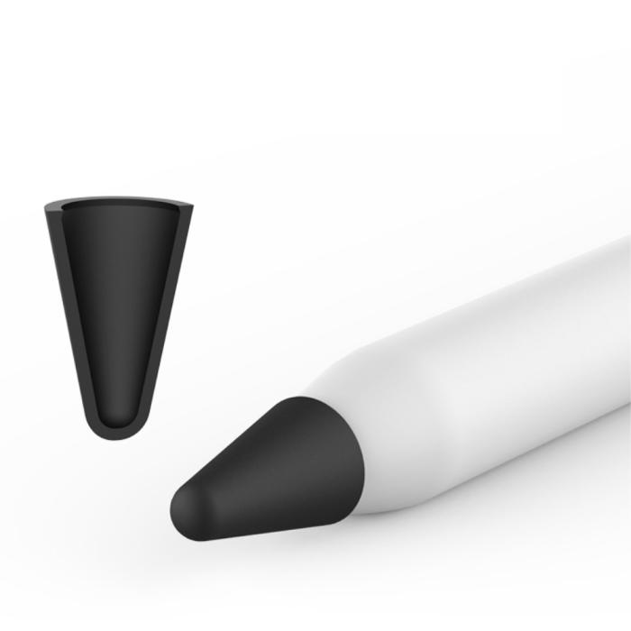 Bild 3, 8-PACK Apple Pencil 1/2/Pro Spetsskydd / Tip Cover Svart
